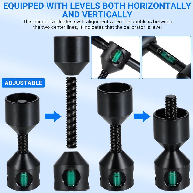 jhtii Flange Aligner Will Fit Flanges with Holes From 1/2” to 1-7/16” Diameter Threaded Pipe Flange Leveler - Image 2